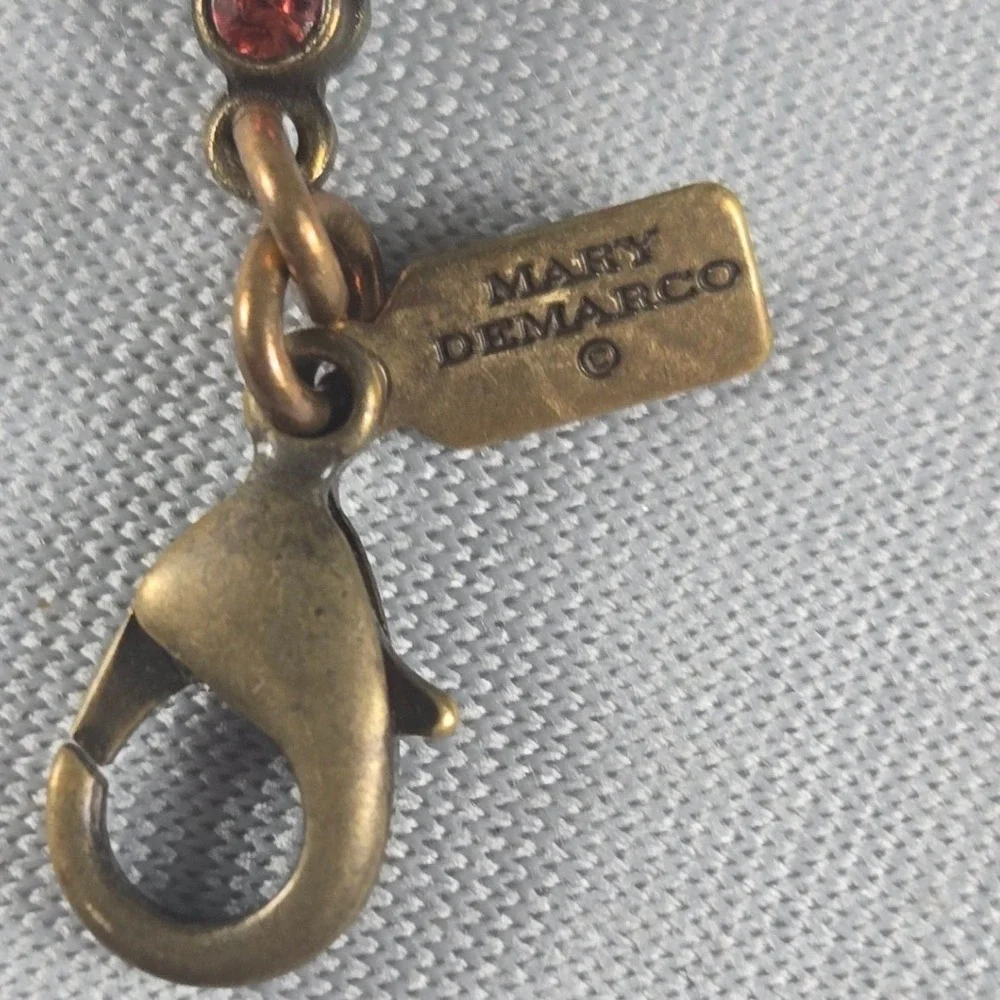 Marcy DeMarco La Contessa Bracelet Watch‎ Rhinestone Vintage Whimsical Jewelry